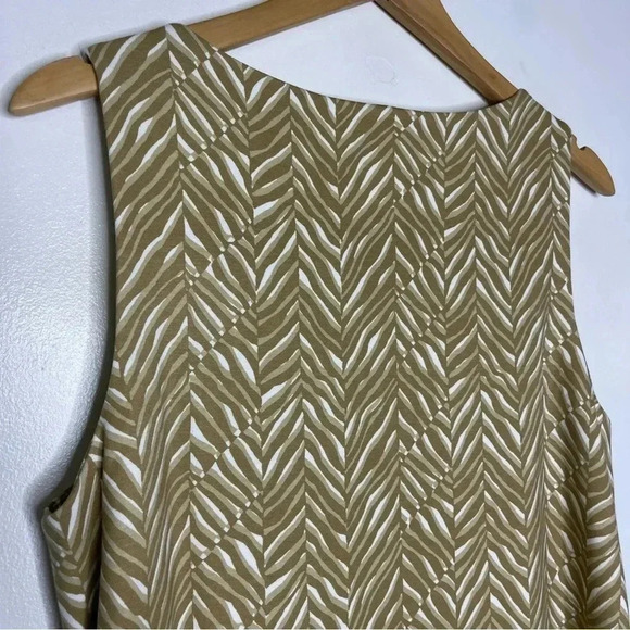 J.McLaughlin Bainbridge Sleeveless Tan Dress Size Large NWT - Picture 4 of 5